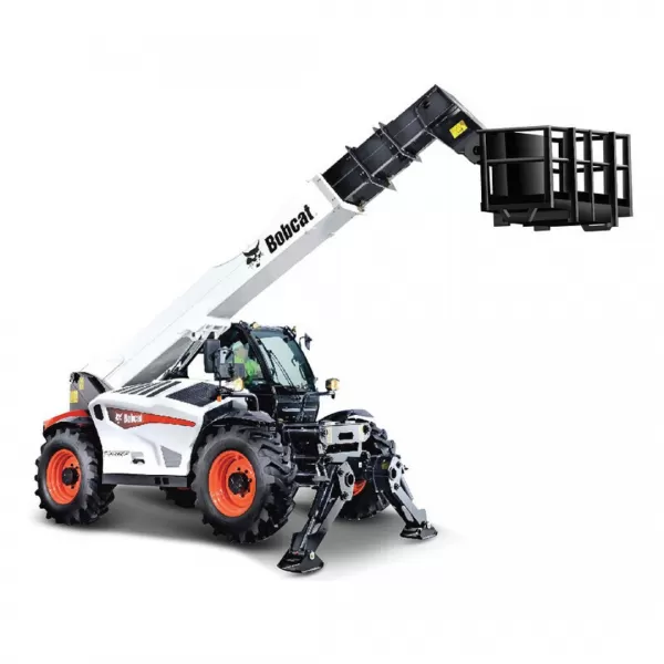 Bburago - Construction ,Teleskopický manipulátor Bobcat s pracovní plošinou, 1:50