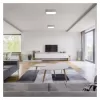 EMOS LED svítidlo NEXXO broušený nikl, 22,5 x 22,5 cm, 21 W, teplá/neutrální bílá ZM6243