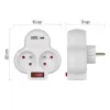 EMOS Zásuvka rozbočovací 2x vyp. 1xUSB-A+1xUSB-C