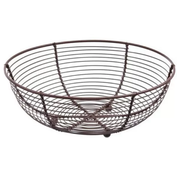 Košík na ovoce drát pr. 30 cm BROWN