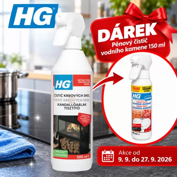 HG431 Čistič skleněných dvířek krbu a kamen 500ml