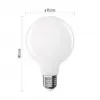 EMOS LED FLM G125 GLOBE 7,8W(75W) (ZF2D53) 1055lm E27 NW ML