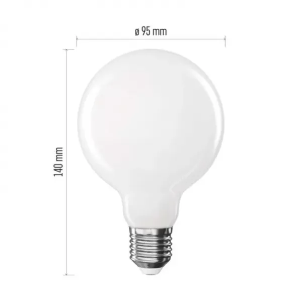EMOS LED FLM G125 GLOBE 7,8W(75W) (ZF2D53) 1055lm E27 NW ML