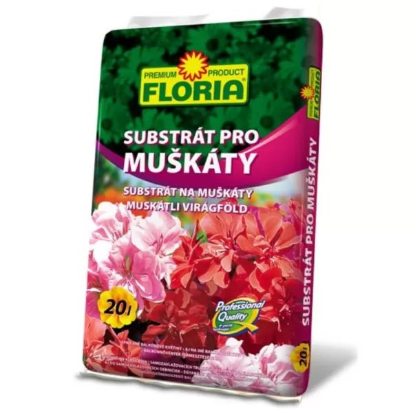 FLORIA Substrát pro muškáty 20 l