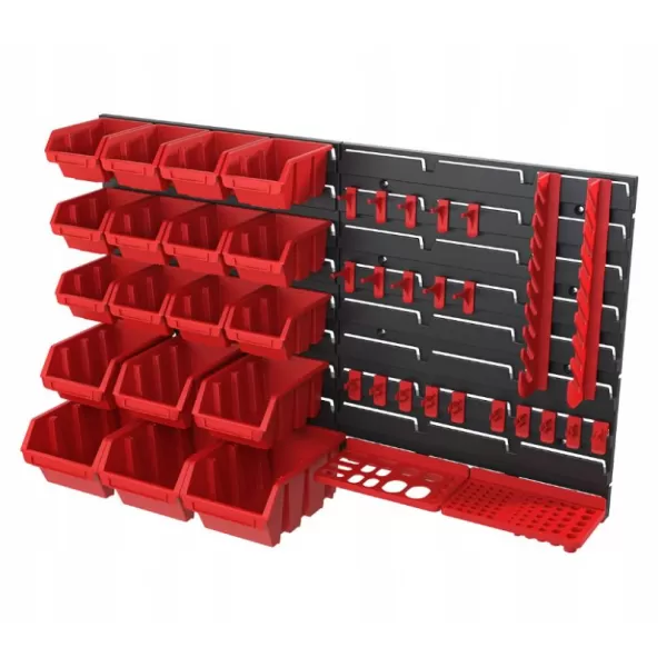 XT Nástěnný regál s boxy SET 6" 400x160x360mm