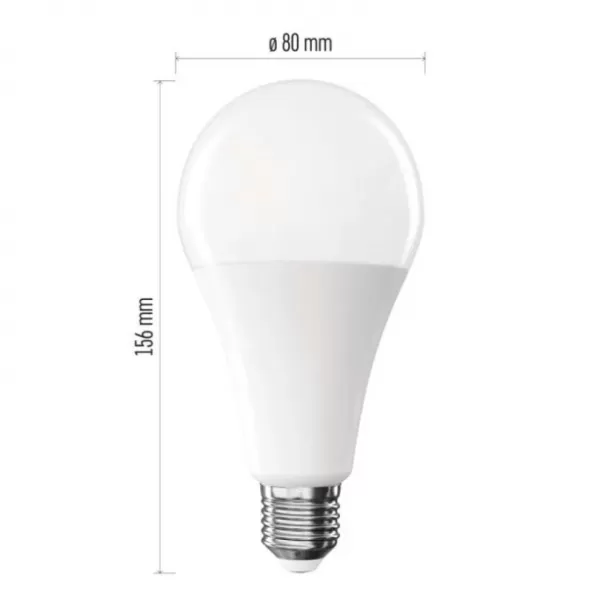 EMOS LED žárovka Classic A80/E27/20W (150W)/2452lm/teplá bílá ZQ5E81
