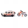 SIKU Blister - Land Rover Defender with KTM Motorbike