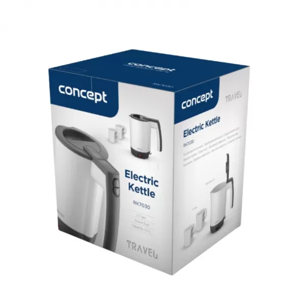 CONCEPT RK7030 Cesrovní rychlovarná konvice 0,5l+2 šálky