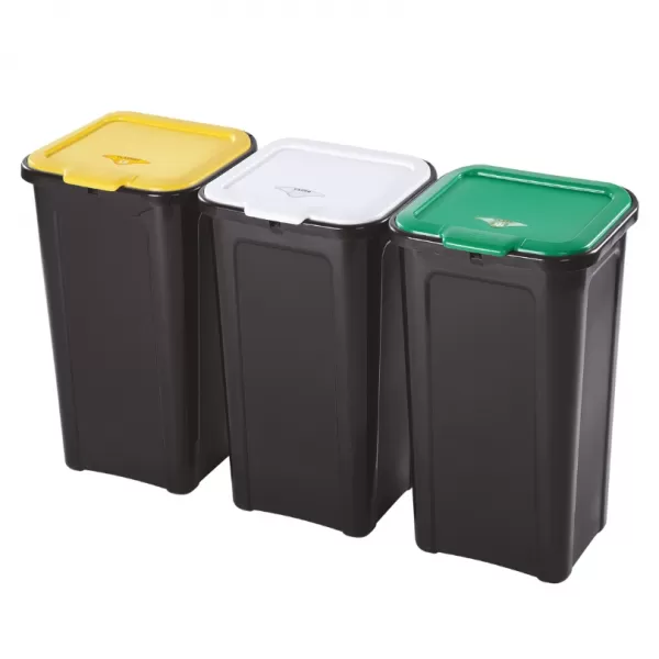 Koš na tříděný odpad COVER LINE 3x44l