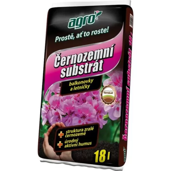 AGRO Černozem substrát pro balkón.rostl.