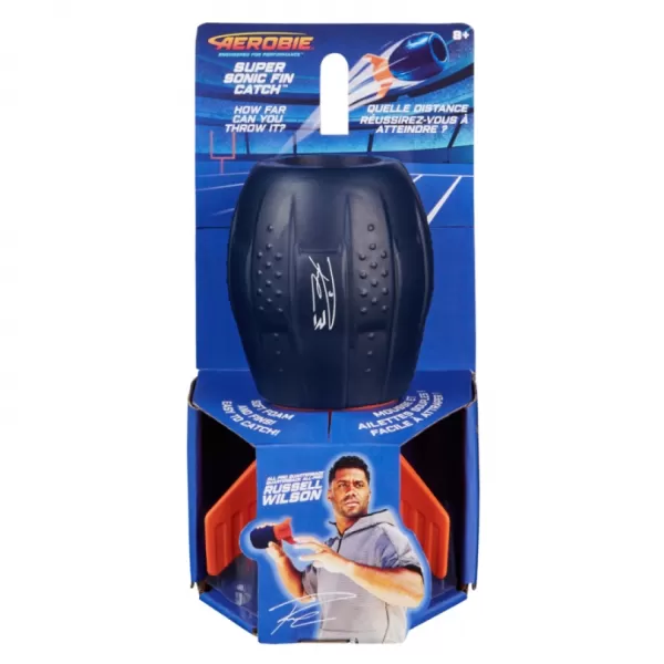 AEROBIE - Super Sonic aerodynamický americký fotbalový míč/raketa, 13,3x8,3x8,3 cm