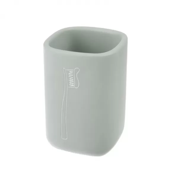 Sada koupelnová polyresin/gum. dřevo GREENISH 3 ks
