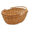 Dekorace - Koš vrba pohyblivá ucha ovál 41x32x15cm