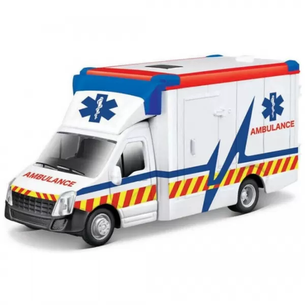 Bburago - Municipal Vehicle, Ambulatní vozidlo a nosítka