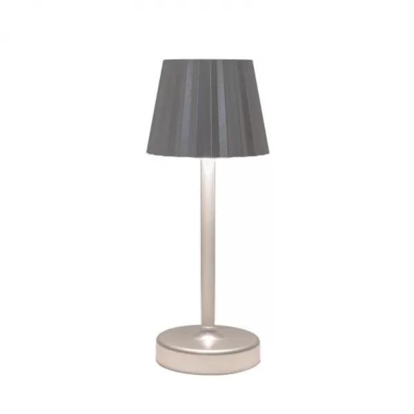 NIPEKO LED lampa chrom dobíjecí USB STM 3000-60