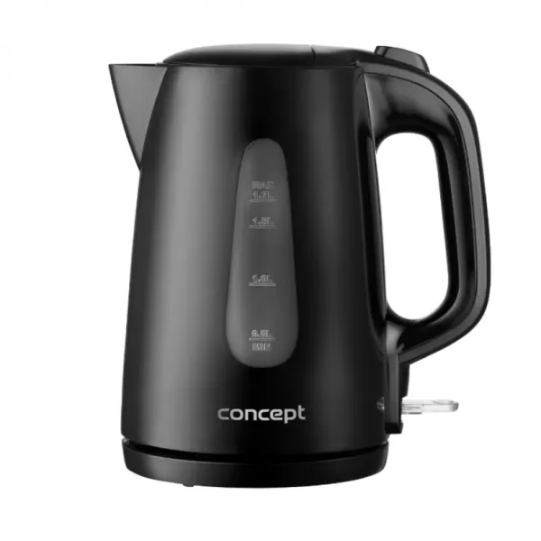 CONCEPT Rychlovarná konvice plastová 1,7 l černá