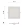 EMOS LED podhledové svítidlo NEXXO bílé, 17 x 17 cm, 12,5 W, teplá bílá ZD2134