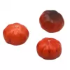 Dekorace - Tm.oranžové minidýně v sáčku 18ks 3,5cm
