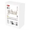 LED dekorace dřevěná - vesnička, 60cm, 2x AA, teplá bílá, časovač DCWW41