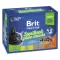 Brit Premium Cat Pouch Steillised Plate 1200 12x100g