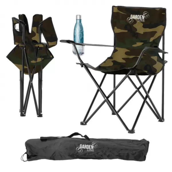 Židle skládací zahradní KEMPING ARMY 886858