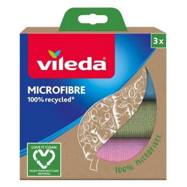 VILEDA Mikrohadřík 3ks recyklované vl