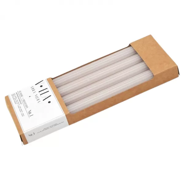 Dekorace Svíčka VELA OLOWEK 22/230 popelová