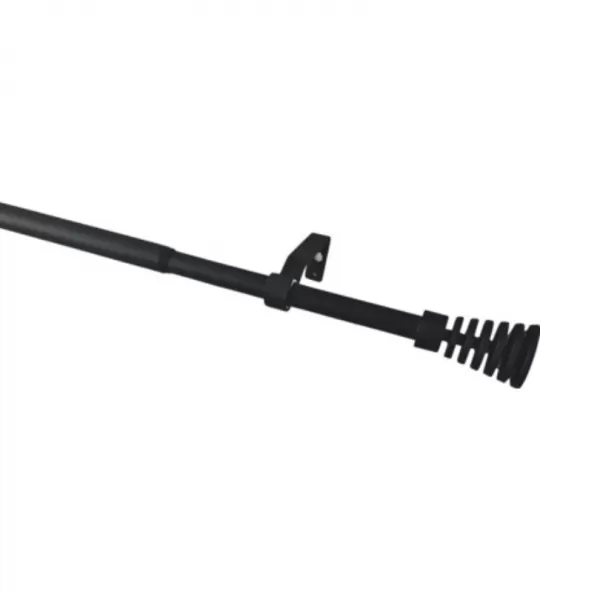Záclonová souprava rozt. 19mm BETA 200-350cm černá bez kroužků 3n. BETA