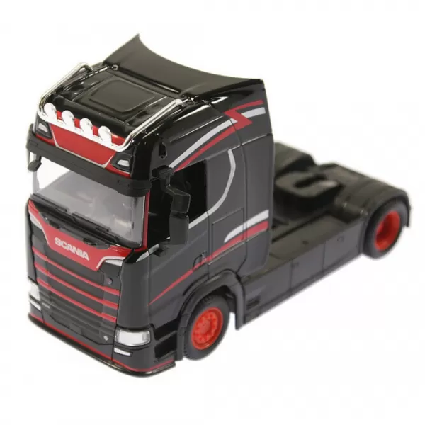 Bburago - Haulers custom cabs, Scania 770 S, černá, 1:43