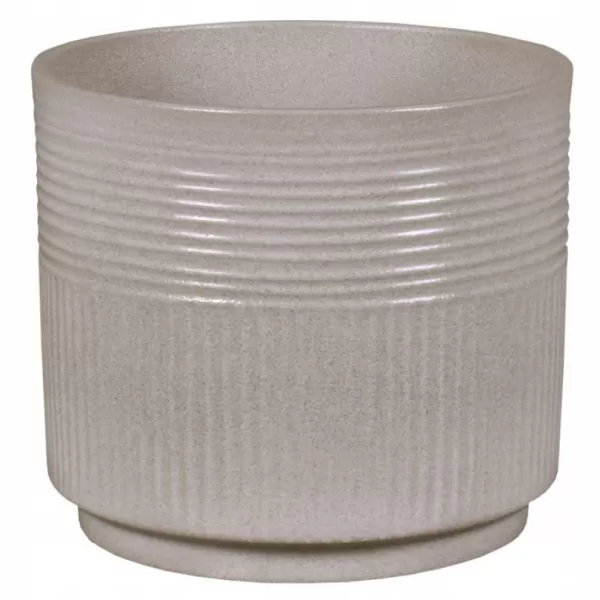 Obal NARA TERRA d13x12cm šedý lesk