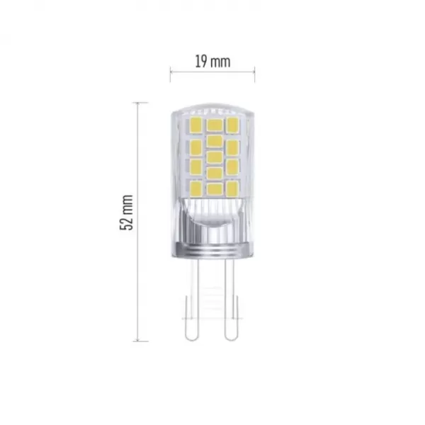 EMOS LED CLS JC 4W (40W) 470lm G9 NW (ZQ9545)