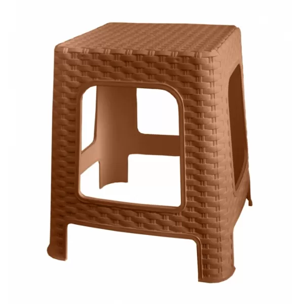 Taburet polyratan I oker 36x33x33cm MP1435