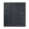 XT Nástěnný regál s boxy SET 6" 400x160x360mm