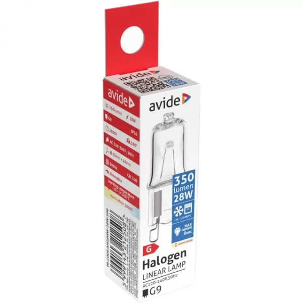 NIPEKO Žárovka HALOGEN G9 28W 350Lm 3000K