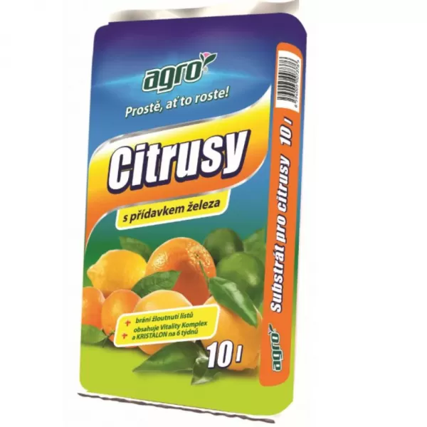 AGRO Substrát pro citrusy 10 l 210ks/pal