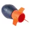 AEROBIE - Super Sonic aerodynamický americký fotbalový míč/raketa, 13,3x8,3x8,3 cm