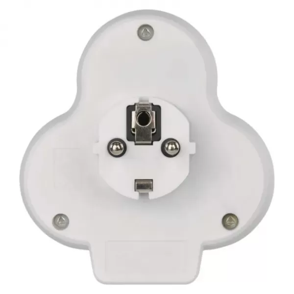 EMOS Zásuvka rozbočovací 2x vyp. 1xUSB-A+1xUSB-C