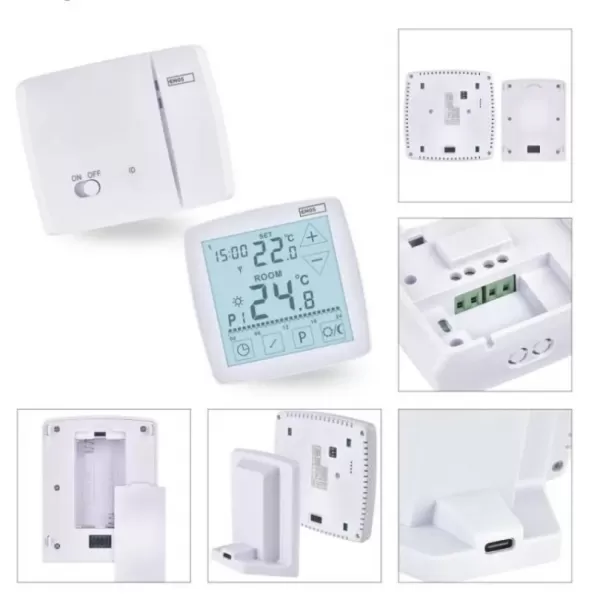 EMOS Pokojový programovatelný bezdrátový OpenTherm termostat P56A11