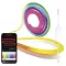 EMOS GoSmart ohebný LED pásek NEON bílý, 3 m, 23 W, RGBIC stmívatelný, WiFi