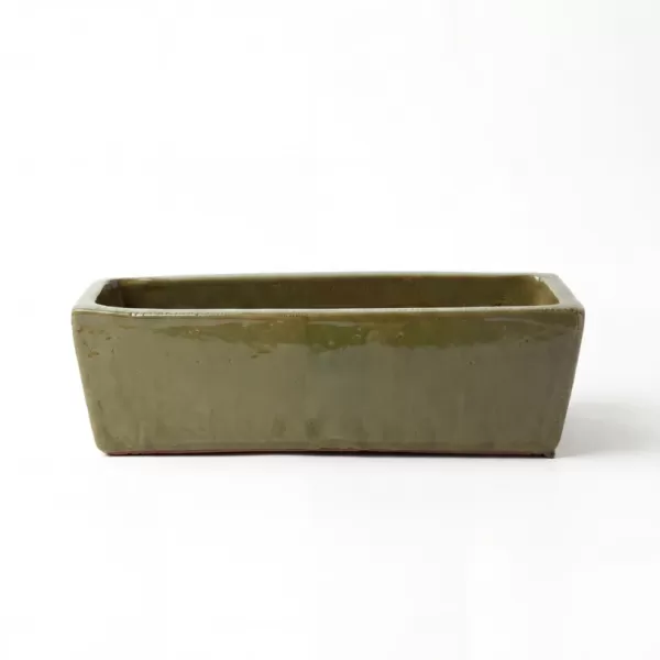 Keramický truhlík GIONO - Khaki XXL 75x27x21cm