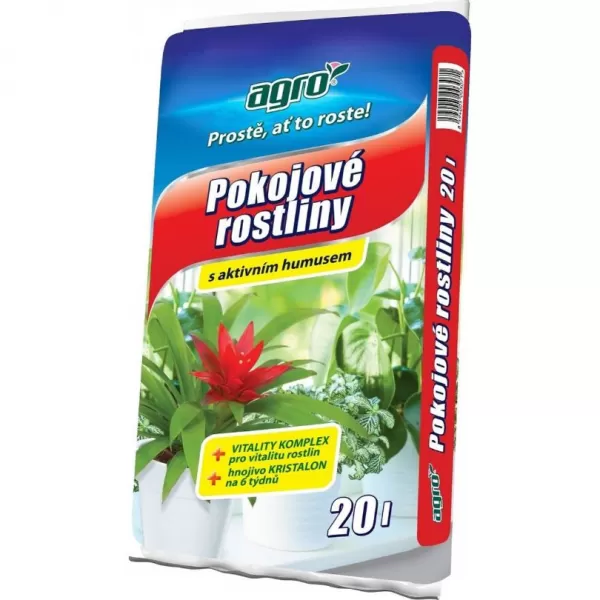 AGRO Substrát pro pokojové rostliny 20 l 120ks/pal