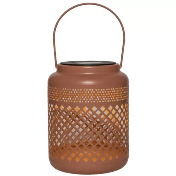 NIPEKO LED Světlo solární, sklo metal-terra TB 16x12