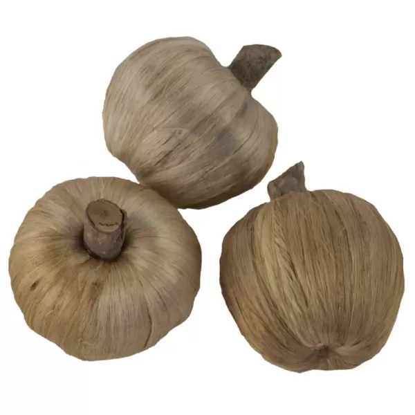 Dekorace - Jute Apple 6 cm - 3 ks