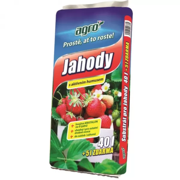 AGRO Substrát pro jahody 40L +5L