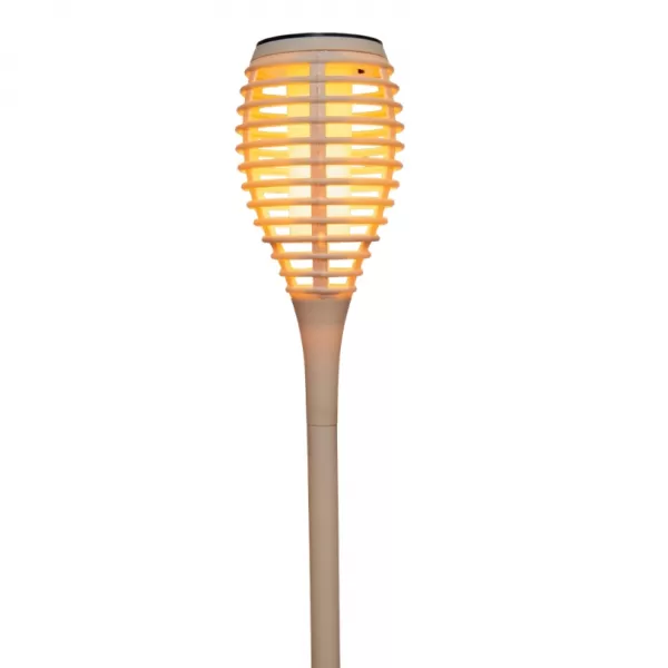 NIPEKO LED Lampa solární béžová 61x10cm