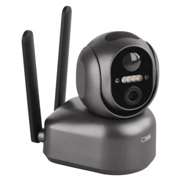 EMOS GoSmart venkovní otočná kamera IP-6000 OWL s 4G/LTE, šedá