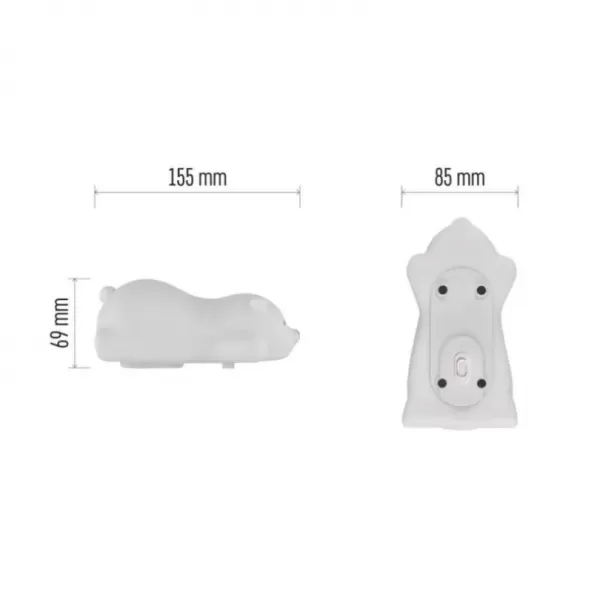 EMOS LED noční světlo medvěd P3325, nabíjecí