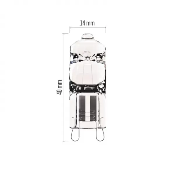 EMOS Halogen JC 42W G9 WW.580lm ZE0306