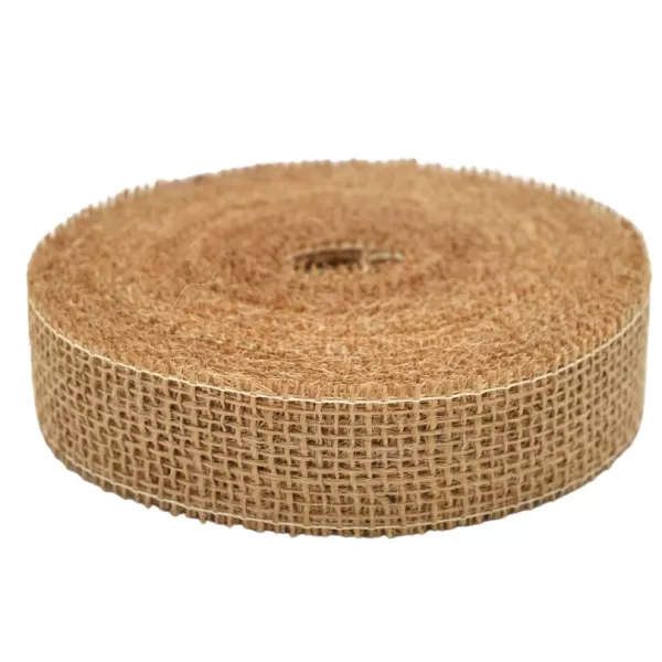 Dekorace - Stuha juta 4cm/20m přírodní