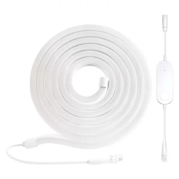 EMOS GoSmart ohebný LED pásek NEON bílý, 5 m, 33 W, RGBIC stmívatelný, WiFi